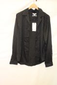 Belier Jackuard Illusion Shirt, Black, Size M