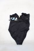 Marie Jo Dahu Full Cup Swimsuit, Black, 32E