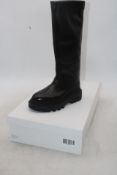 Allsaints Maxie Leather Boots, Black, Size 37