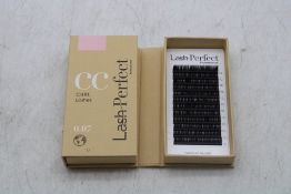 Six Trays of Lash Perfeet Russian CC Curl Lashes, Extra Fine (0.07), 10mm