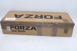 Forza FA45004 Portable 370L Ice Bath, Black. Box damaged, Not checked