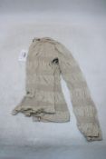 Cotton By Autumn Cashmere Smocked Cardigan, Hemp, Size S
