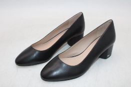 Stuart Weitzman Bridget 50 Block Pump, Black, Size 8.5, No Box