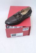 Scarosso Ginevra Loffers, Brown, Size 38. Box damaged