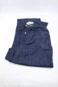 Other Stories Wide Leg Drawstring Jeans, Dark Blue, EU 42