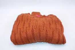 The Elder Stetesman Tide Stich Organic Cotton Jumper, Brown, Size M/L. Used