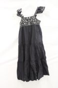 Bonpoint Kid's Cora Dress, Black, Size 6Y