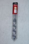 Four Milwaukee Wood Auger Drill Bits, Size 24 X 230mm