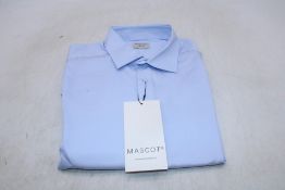 Mascot Premium Workwear Shirt, Light Blue, Size 43/44