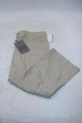 Ioannes Racing Woven Kick Flare Trousers, Beige, Size 36