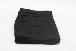 Aqua Men's Work Wear Cargo Trousers, Black, Size W32R
