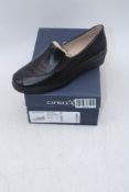 Caprice M2435045 Leather Loafer, Black, EU 39