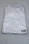 Eton Slim Fit Cotton Woven Shirt, White, Size 42/16.5