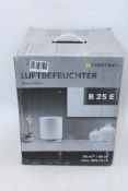 Trotec B 25 E Design Vaporizing Humidifier, White. Box damaged