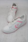 Convers All Star Weapon OX Trainers, Vintage White/Light Pink, Size 9, Sample, No Box