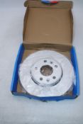 Two Quinton Hazell Front Axle Internally Vented 296mm Brake Disc