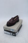 Weekend Max Mara X Sebago Leather Shoes, Bordeaux, UK 5.5. Box damaged