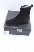 Massimo Dutti Flat Split Suede Ankle Boots, UK 6. Box damaged