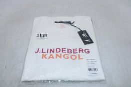 J.Lindeberg Davie Long Sleeve T-Shirt, White, Size L