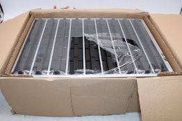 Raaco 118231 945-00 ESD 45 Drawer Cabinet, Black/Silver, Size 417 X 306 X 150mm. Box damaged