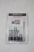 Four Packs Reddiseals Locking Secure Stop SEC010APA, Antique Pewter, 19mm, 4 Per Pack