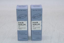 Four UpCircle Hair Serum with Fermented Rice Water + Baobab, 50ml Per Bottle