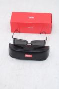 Diesel ODL1002 Sunglasses, F-Matte Black/L-Dark Grey