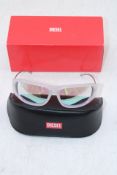 Diesel ODL3001 Sunglasses, F-Shiny Iridescent/L-Bubble