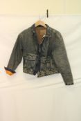 American Vintage Kid's Joybird Denim Jacket, Dirty Vintage, EU 158