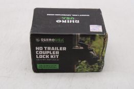 Three Rhino 5.8cm HD Trailer Coupler Lock Kits, for Use with 5.8cm Trailer Coupler Ball