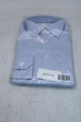 Eton Slim Fit Cotton Woven Shirt, Light Blue, Size 42/16.5