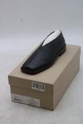 Lenmaire Flat Piped Shoes, Black, Size 39. Box damaged