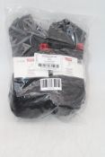 Six Packs of Levi's Unisex Low Cut Batwing Logo Socks, Black, UK 6-8, 3 Pairs Per Pack