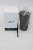 Six Calvin Klein Coffee Cups, White