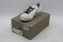 Adidas Y-3 Superstar Trainers, White/Talc/Black, UK 4.5