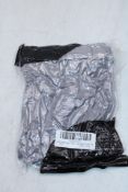Six Pairs Hipower Men's Thermal Leggings, Grey, Size M
