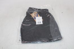Four Asics 7 Inch Road Running Shorts, Black/Grey, Size M