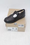 Clarks Children's Jazzy Leather Tap Shoes, Black, UK 13. Box damaged
