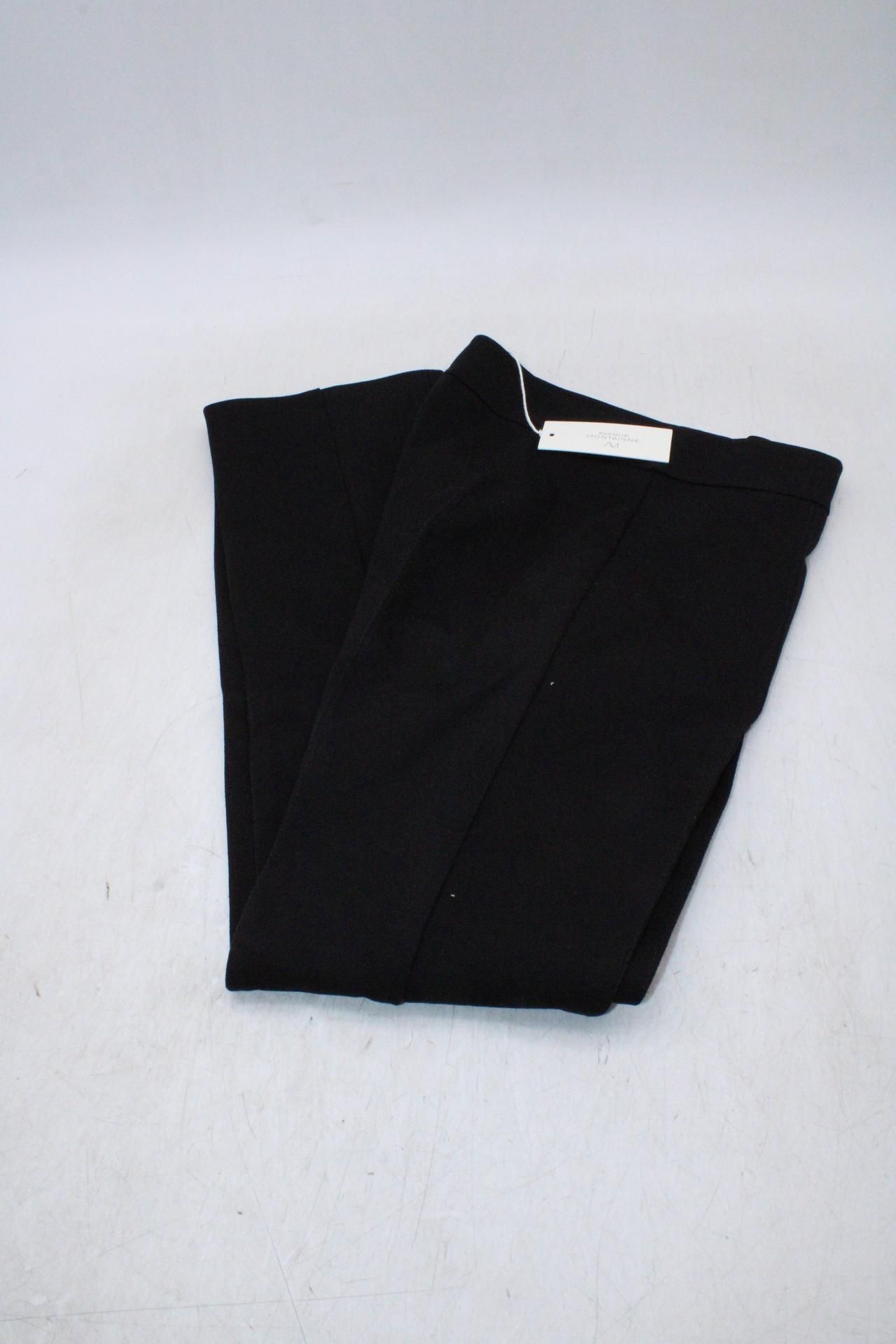 Avenue Montaigne Jet Set Trousers, Black, Size 2