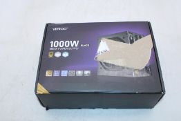 Vetroo 1000W Modular Power Supply, Black. Box damaged