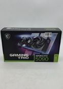 MSI Gaming Trio nVidia GeForce RTX 5090 OC Edition Graphics Card, 32GB GDDR7. Brand new, Sealed. RRP