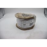 Tenseo Low Voltage Wire Low Voltage Wire System, 6mm², 100 M, White