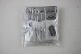 Thirty Spikes 316L Stainless Steel Silver Razor Blade Pendants