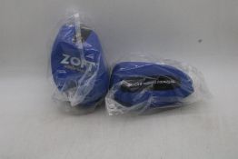 Ten Zoft Official Size 3 Cloth Dodgeballs, Blue