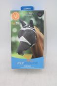 Two Fly Guard Pro Series Fine Mesh Full Face Protection & Airstream Ears to include 1x Pony, 1x Smal