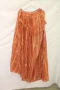 Zimmermann Junie Asymmetric Midi Dress, Caramel/Multi, Size 12