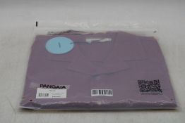 Pangaia DNA Linen Camp Collar Shirt, Garnet Red, Size M