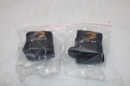 Eight Gasp Hardcore Wrist Wraps, Black/Grey, One Size