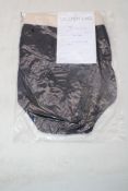 Two pairs of Snuggs Seamless Ribbed Hugger, Navy, Sizes 1x L, and 1x S