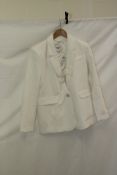 Abercrombie & Fitch Classic Suiting Blazer, Ivory, Size S